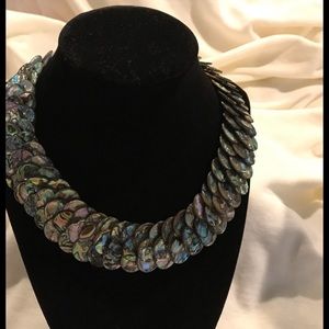 Blue Abalone Necklace